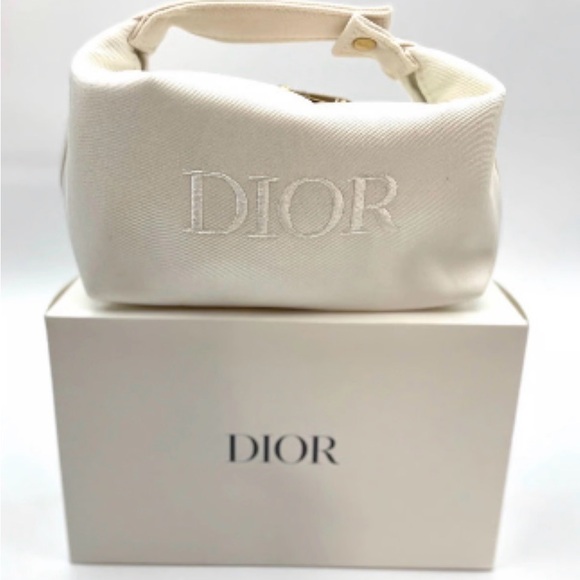 Dior White Satin Women's Bag - Picture 3 of 5